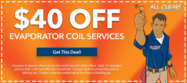 discount on evaporator coil services in Essex County, NJ