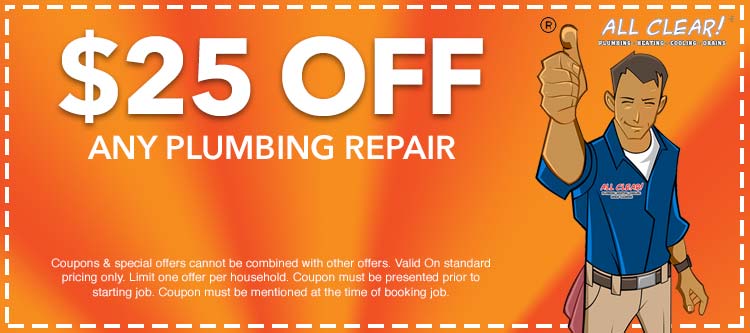 discount on any plumbing repair in Essex County, NJ